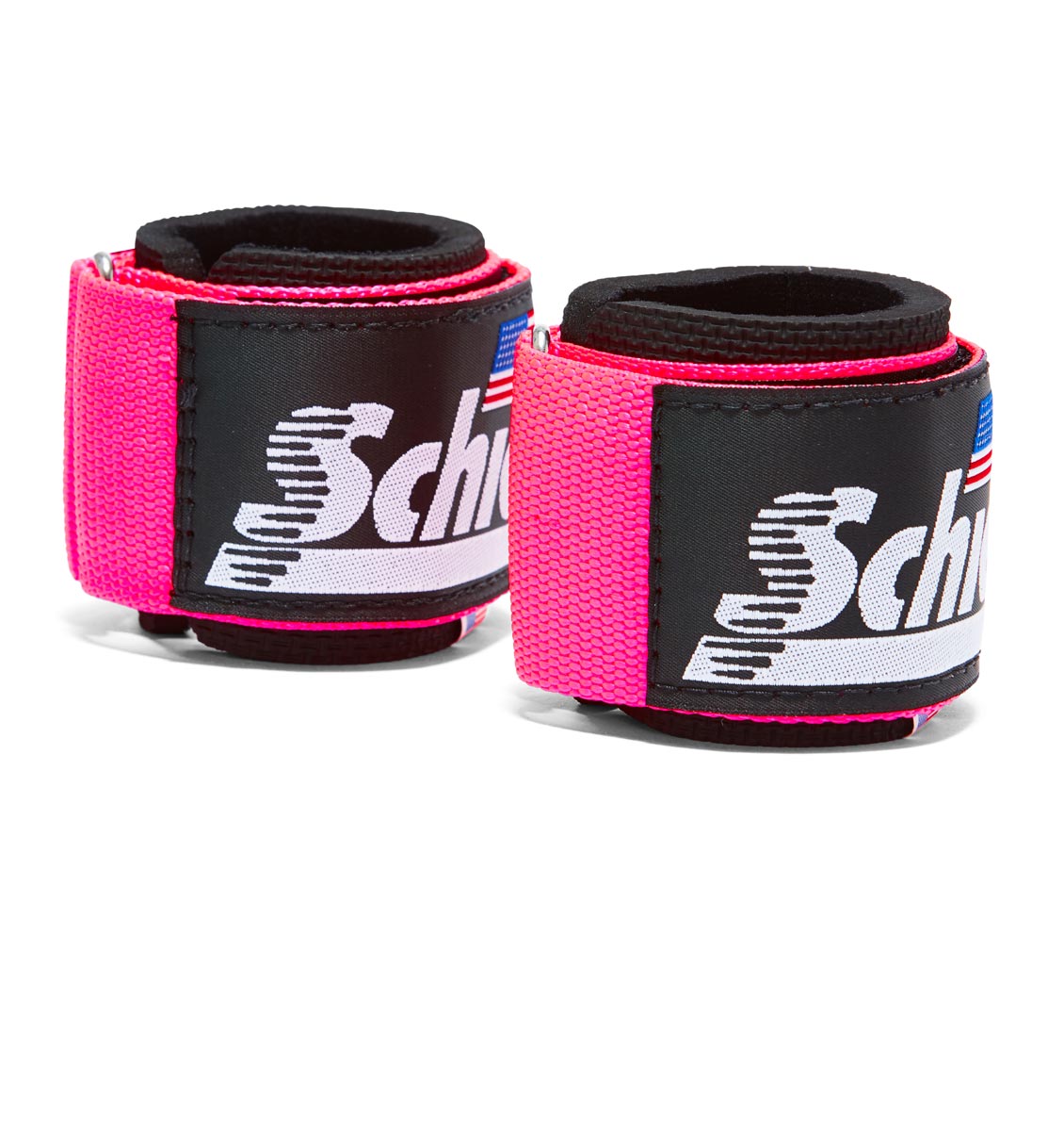 1100 Schiek Wrist Supports Straps Pink Pair