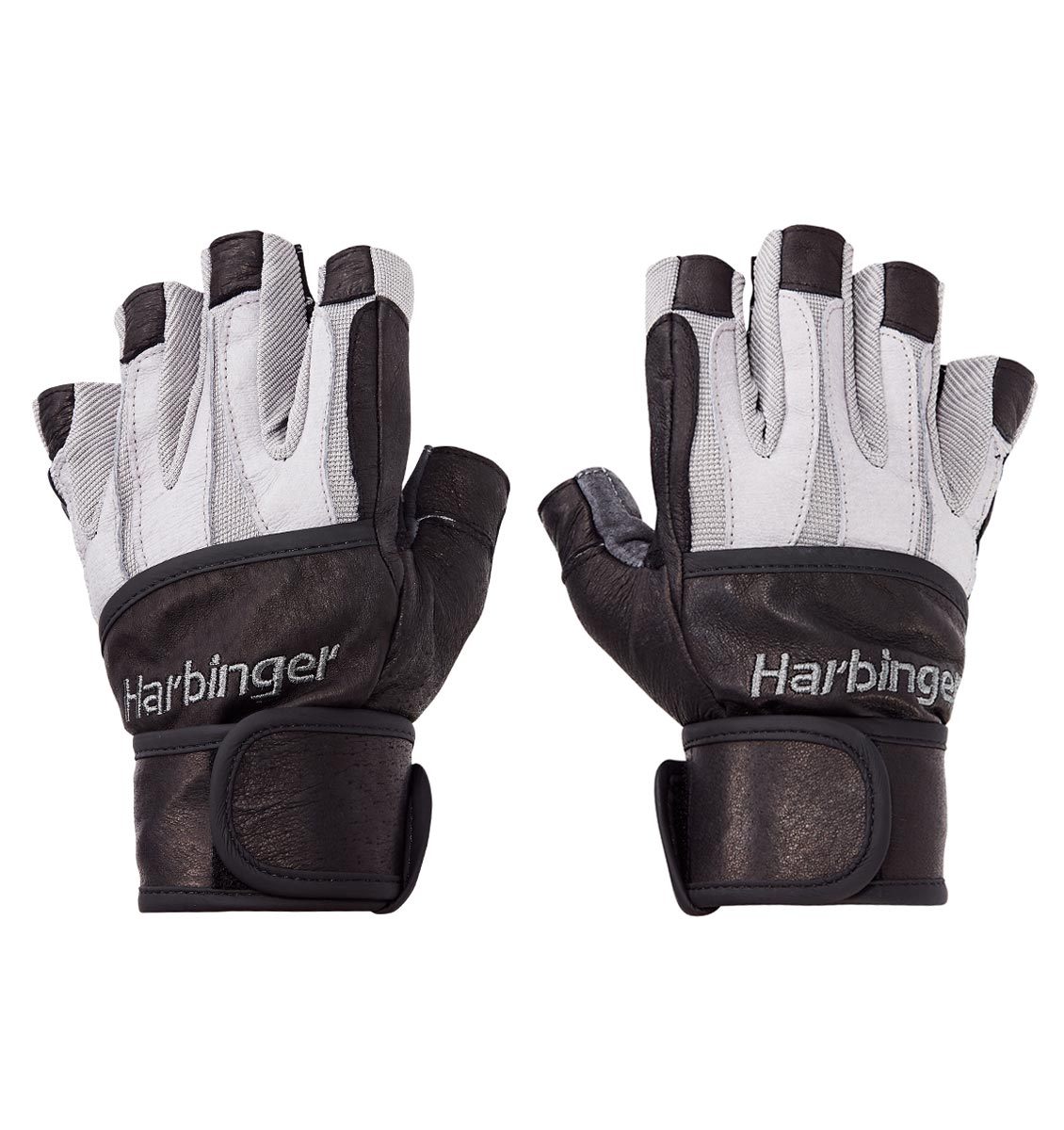 1310 Harbinger Bioform Wrist Wrap Gloves Pair Top