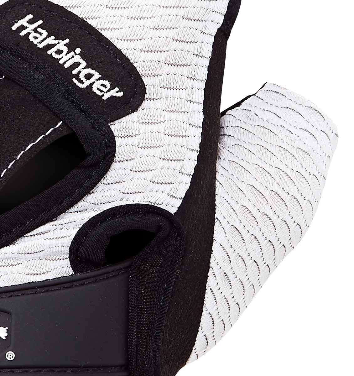 139 Harbinger Womens FlexFit Wash&Dry AntiMicrobial Glove White Top Close Up