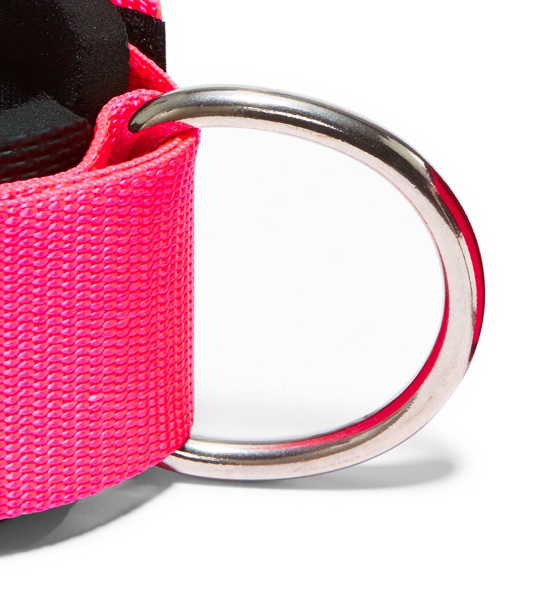 1700 Schiek Ankle Straps Cuffs Pink Hook Close Up