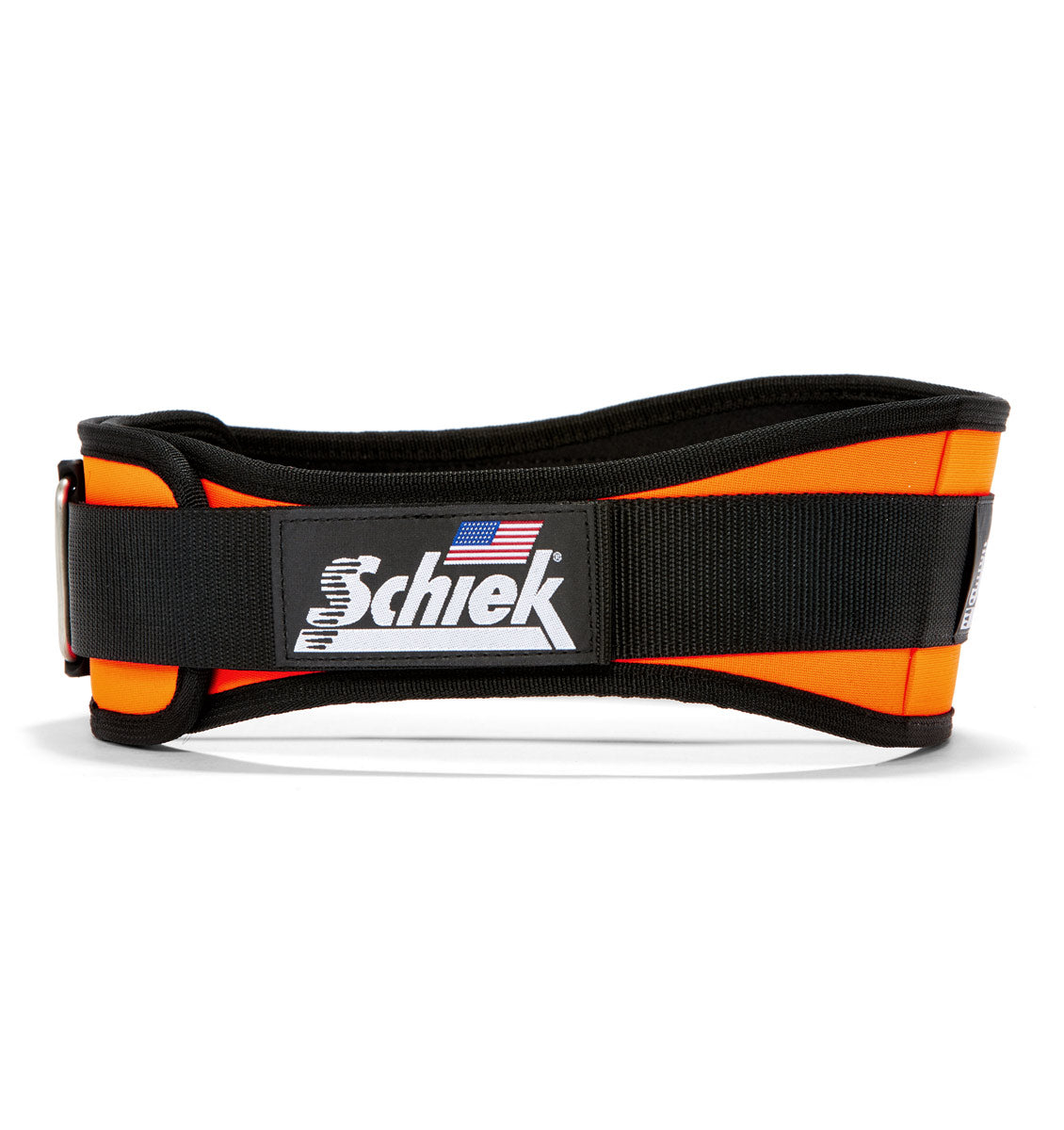 2004 Schiek Contour Weight Lifting Belt Orange Side