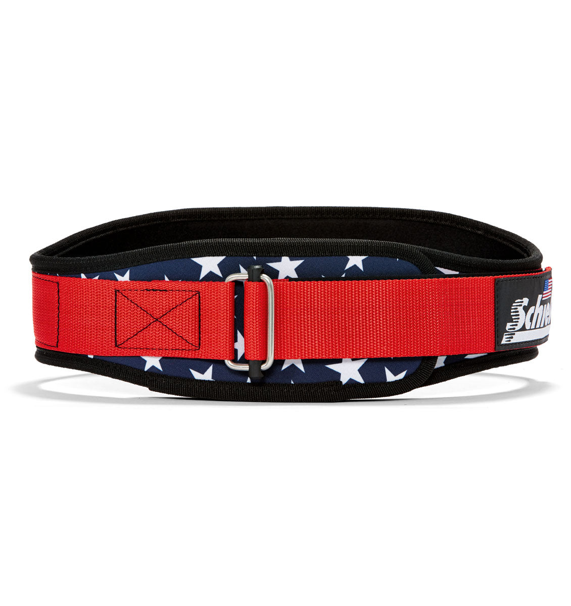 2004 Stars n Stripes Schiek Contour Weight Lifting Belt Stars and Stripes Front