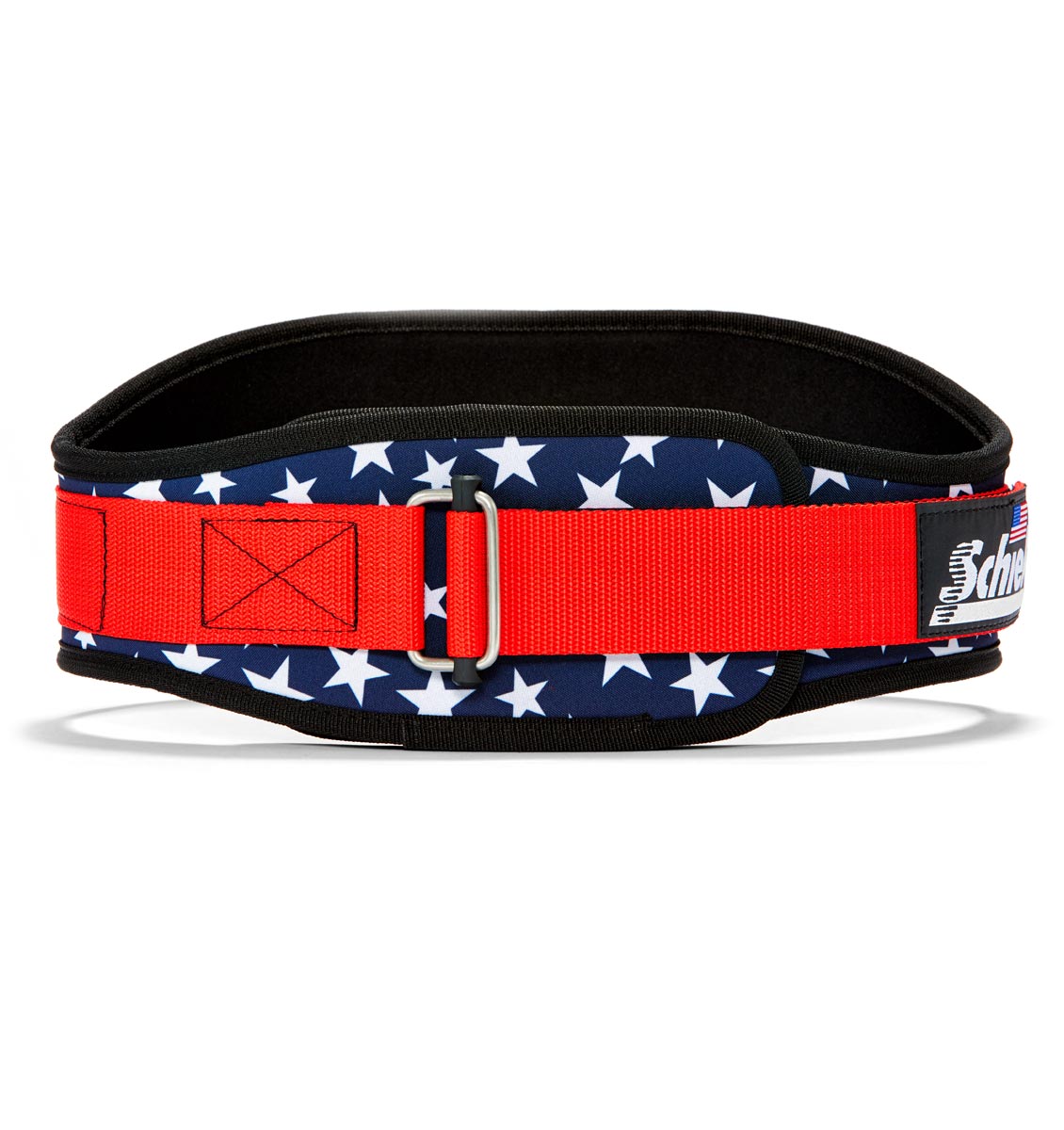 2006 Stars n Stripes Schiek Contour Weight Lifting Belt Stars and Stripes Front