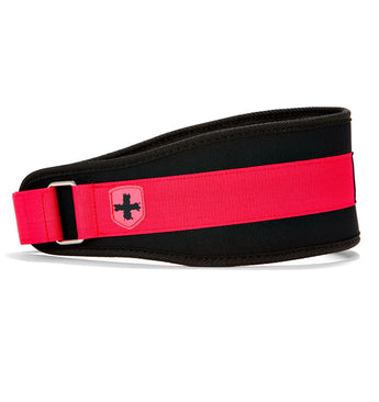 23200 Harbinger 5 inch Foam Core Womens Weight Lifting Belt Pink Side