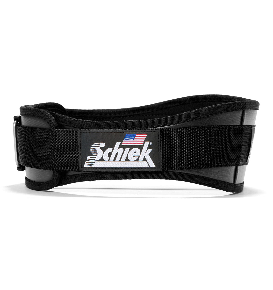 3004 Schiek Contour Power Weight Lifting Belt Black Side
