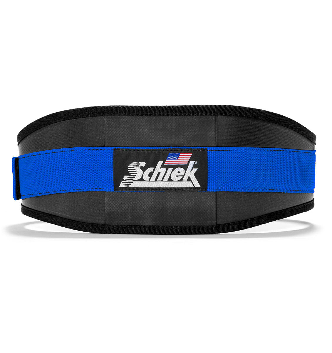 3006 Schiek Contour Weight Lifting Belt Blue Back