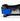 3006 Schiek Contour Weight Lifting Belt Blue Side Close Up