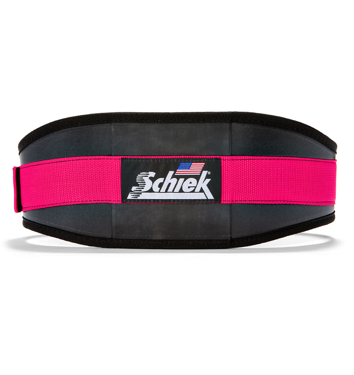 3006 Schiek Contour Weight Lifting Belt Pink Back