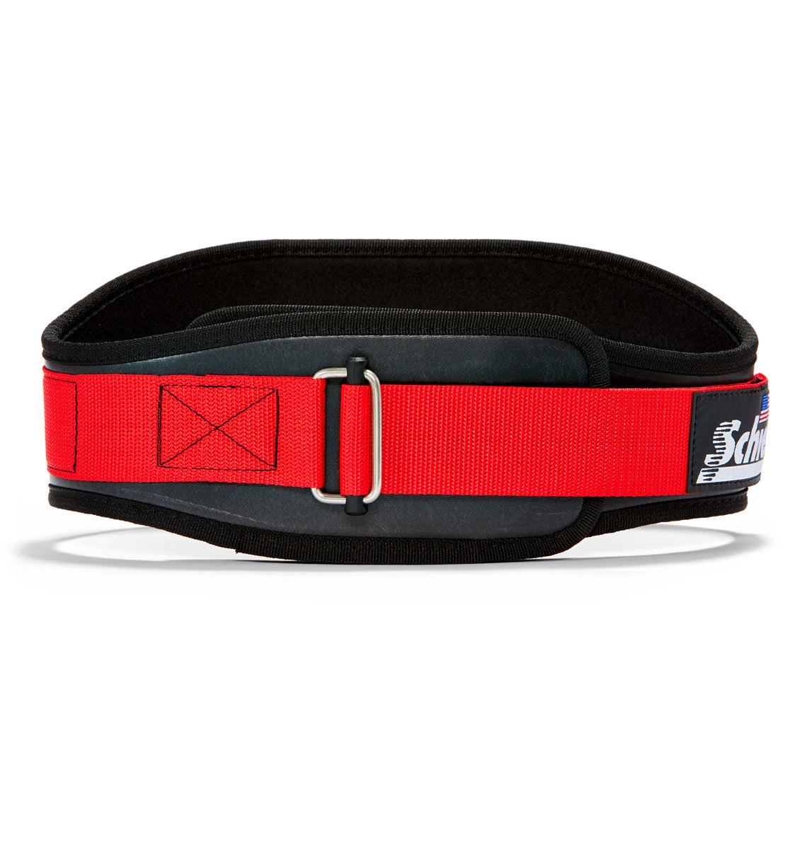3006 Schiek Contour Weight Lifting Belt Black and Red Front