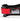 3006 Schiek Contour Weight Lifting Belt Black and Red Side Close Up