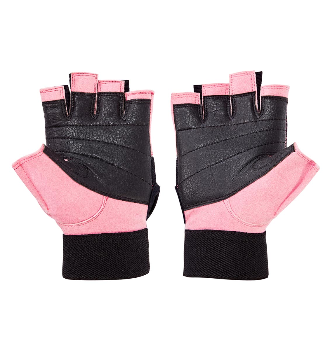 520PINK Schiek Womens Lifting Gym Gloves Pair Palm