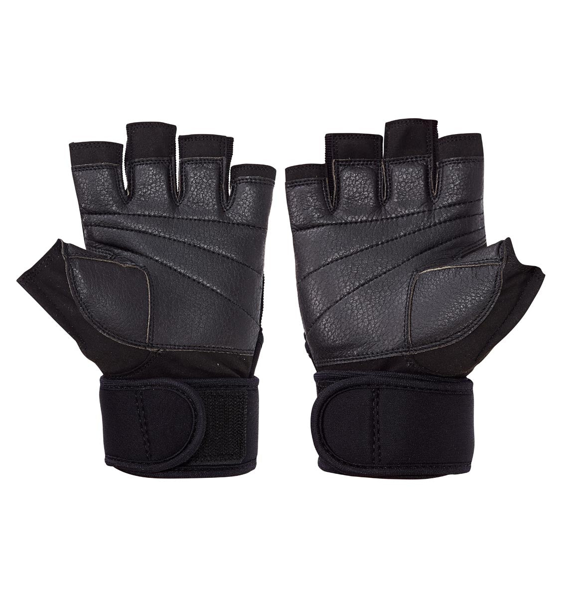 540 Schiek Platinum Series Lifting Gym Gloves with Wrist Wraps Pair Palm