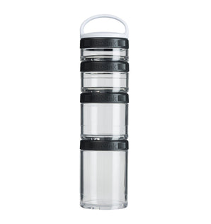 BlenderBottle GoStak Starter Pack (4 Pack) - Black