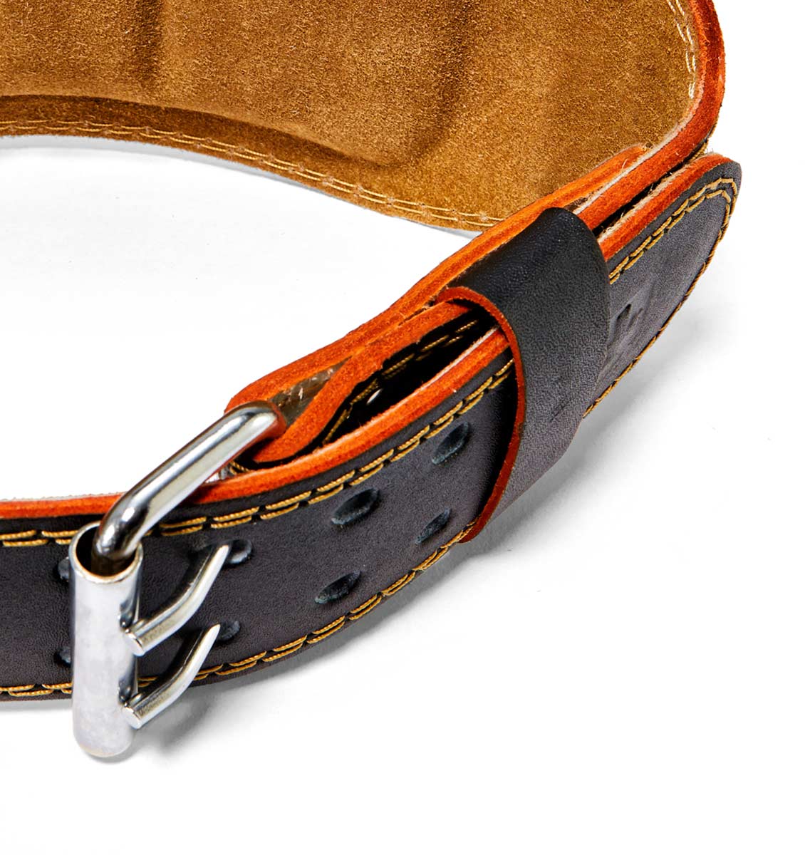 Harbinger 6 Padded Leather Weight Lifting Belt - Black – LOBOCKI