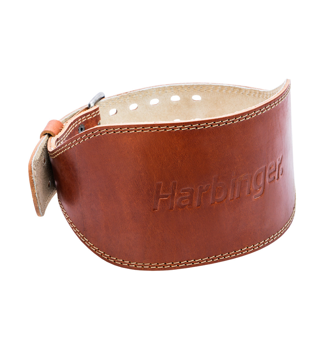 Harbinger 6 inch Oiled Leather Weight Lifting Belt - 1