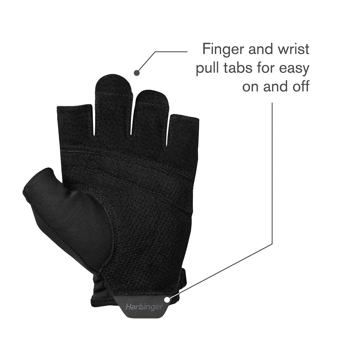 Harbinger Pro Gloves 2.0 - Unisex - Black - 9