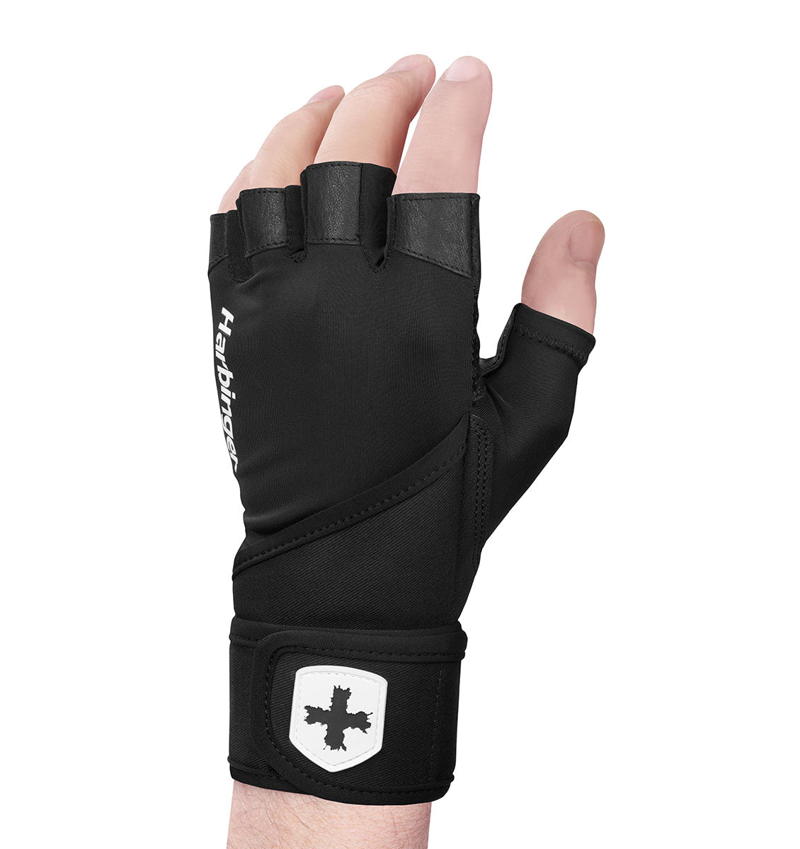 Harbinger Pro Wristwrap Gloves 2.0 - Unisex - Black - 5