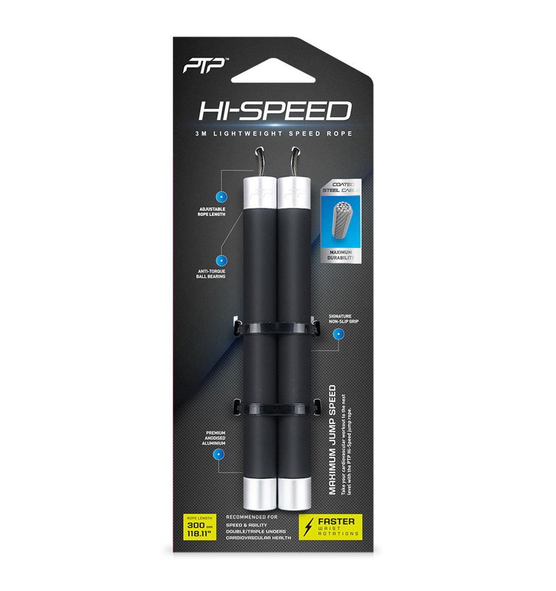PTP Hi-Speed Lightweight Speed Rope - 1