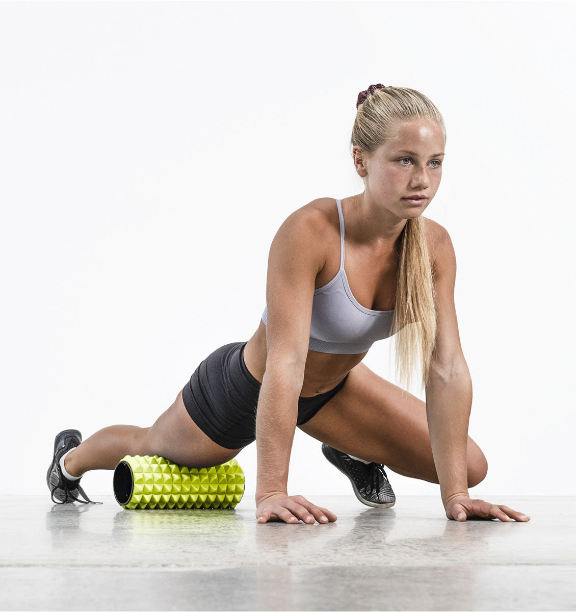 PTP Massage Therapy Foam Roller - Soft - Lime - Lifestyle - 1