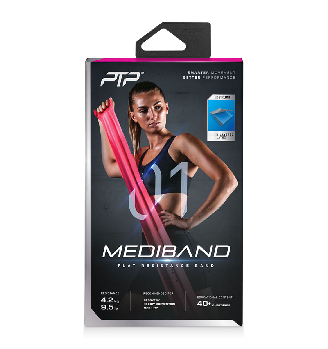 PTP Mediband - Pink - Ultra Light - 2