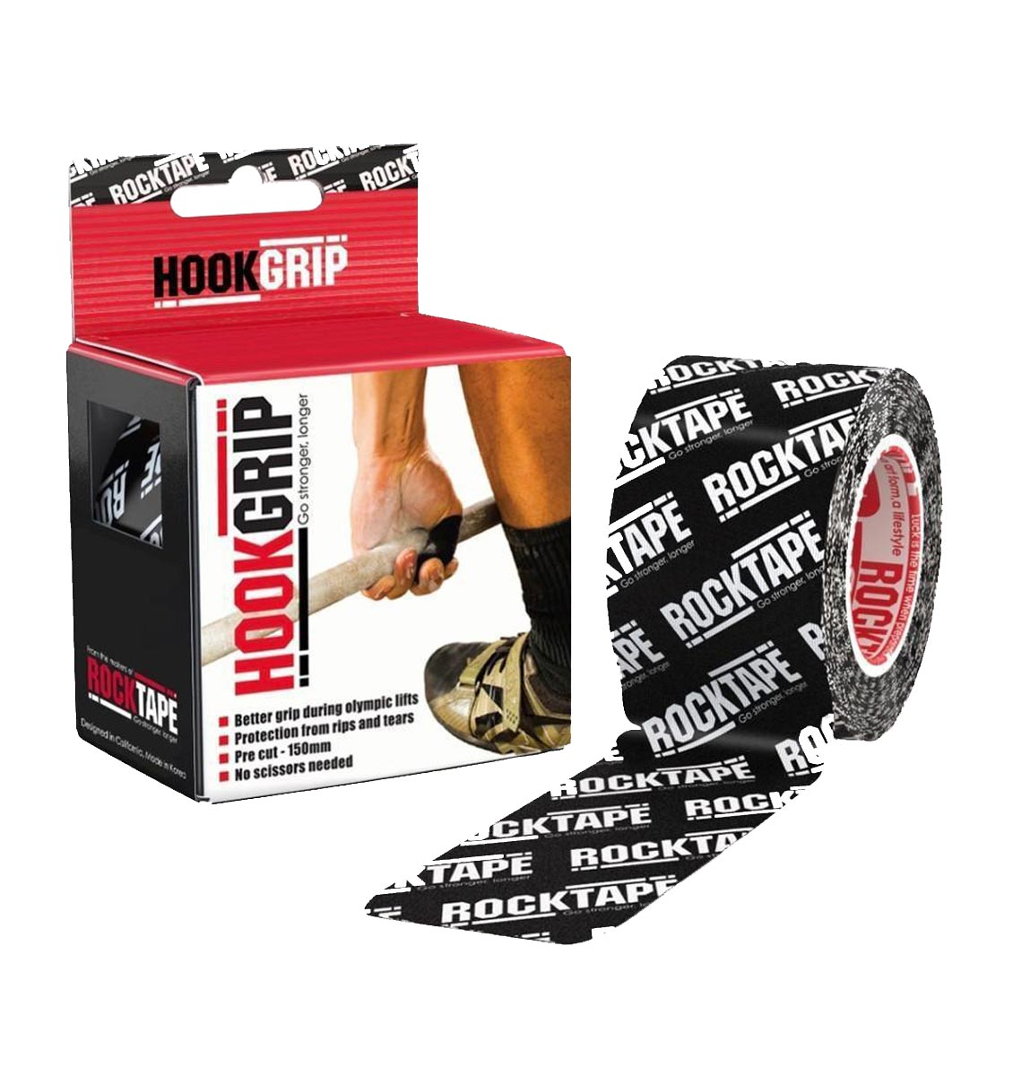 800416 - RockTape Hook Grip - Logo Black