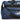 SGB22 Schiek Gym Sports Bag Navy Strap and Logo Close Up
