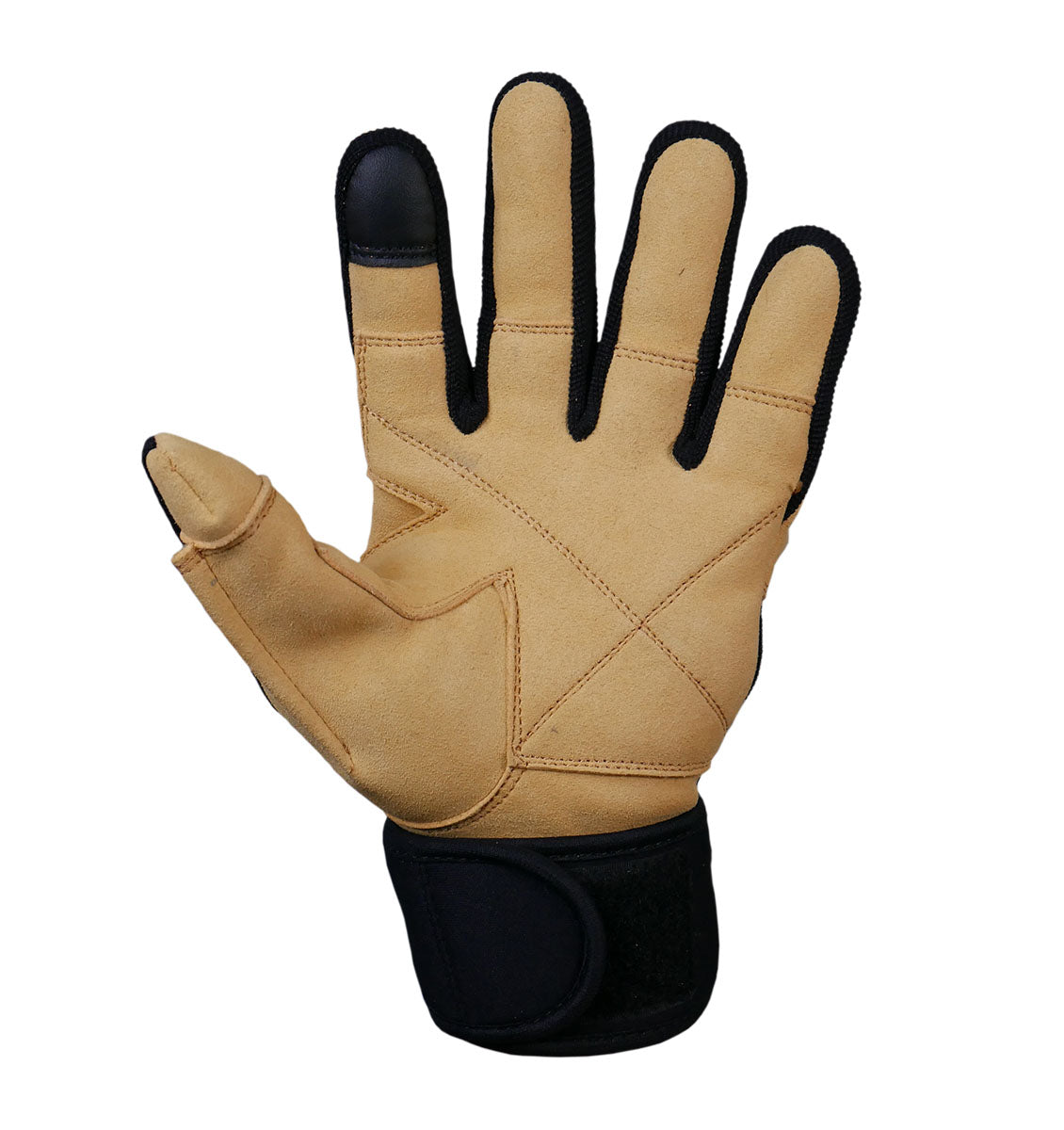 Schiek Power Series Lifting Gloves with Wrist Wraps - Full Finger - 2