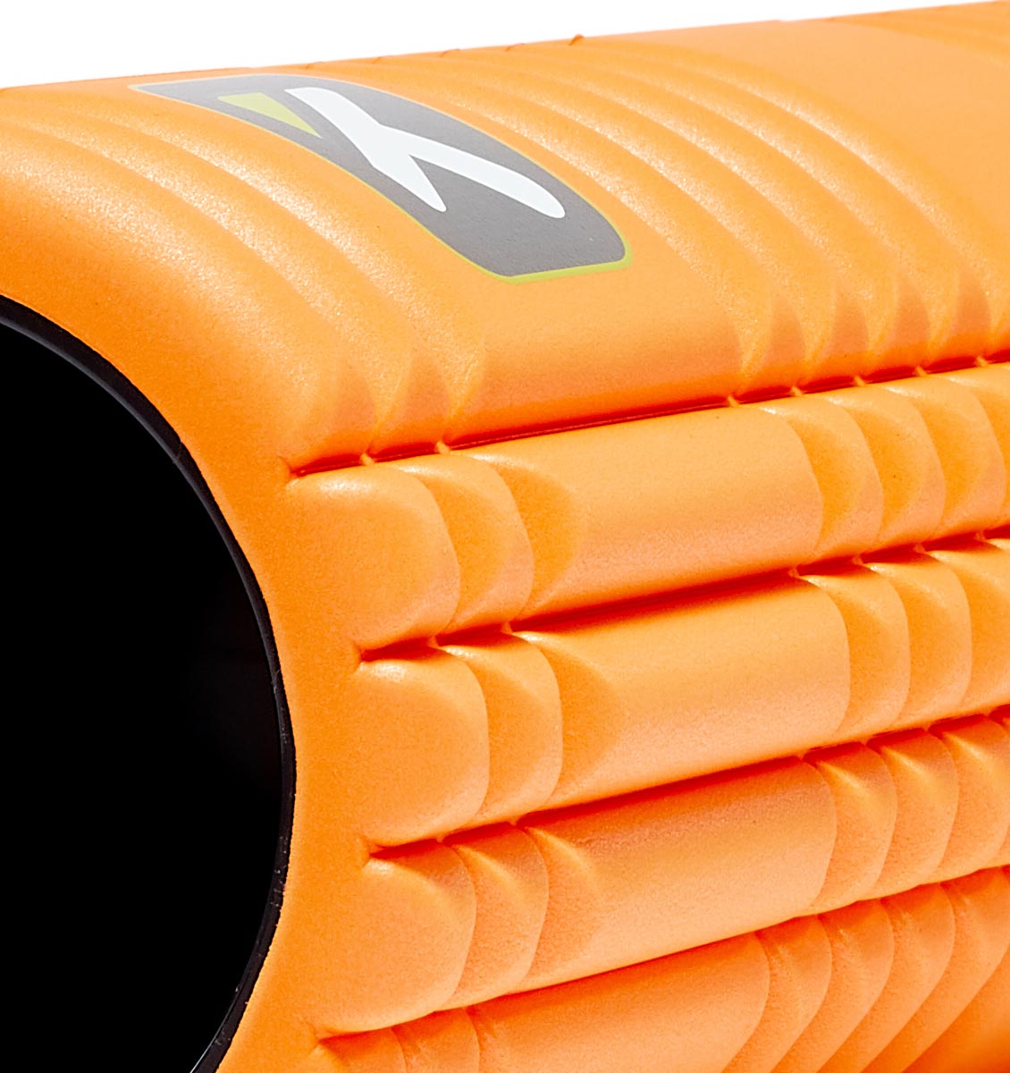 TPT3GRD2OWS0000 TriggerPoint The Grid 2.0 Foam Roller Orange - 45 Degree Angle - Close Up