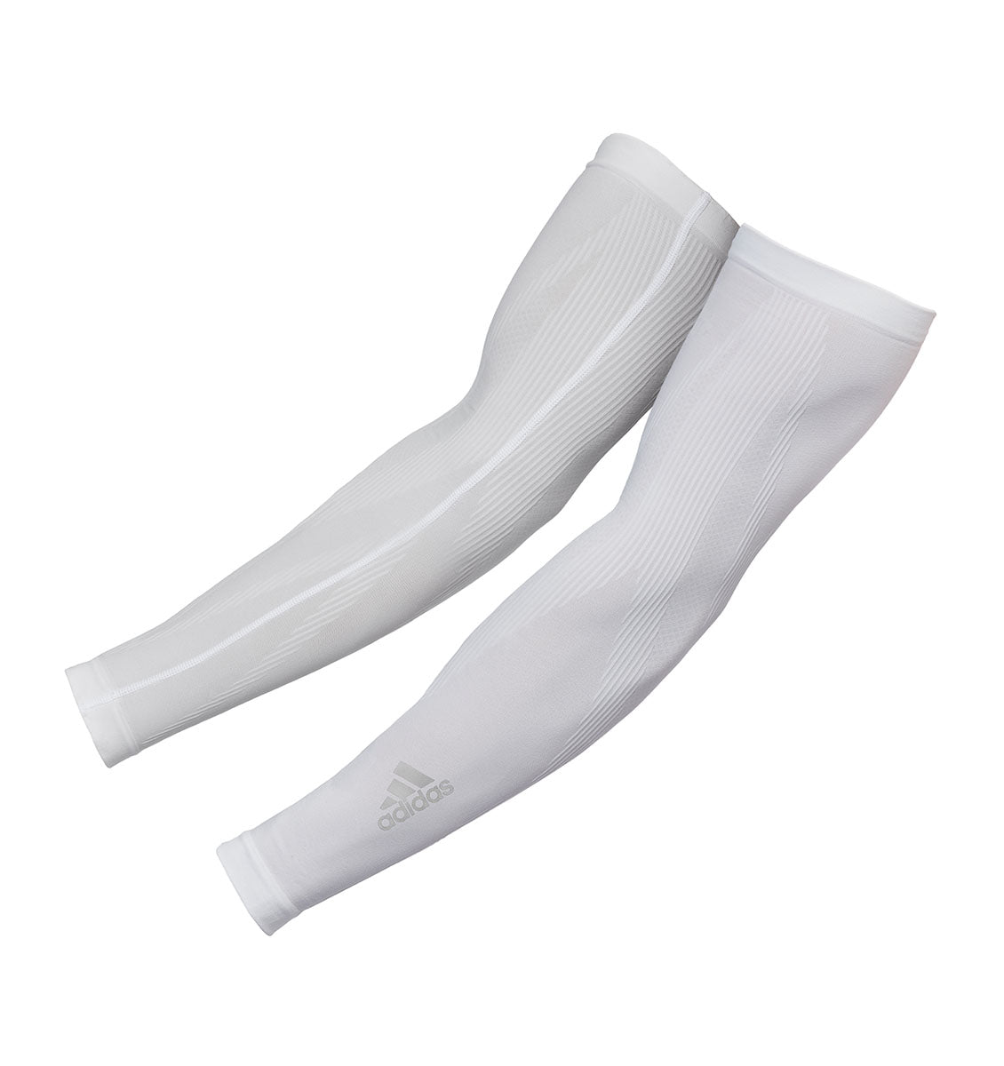 adidas Compression Arm Sleeves - White - 1