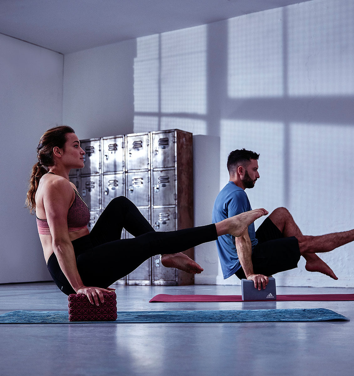 adidas Eco Yoga Block - Burgundy - Lifestyle - 2