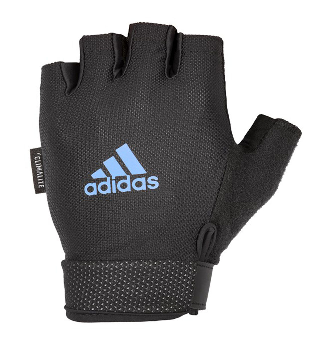 adidas Essential Adjustable Gloves - Black/Blue - 5